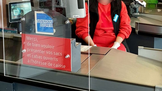 Protection plexiglas - COVID-19